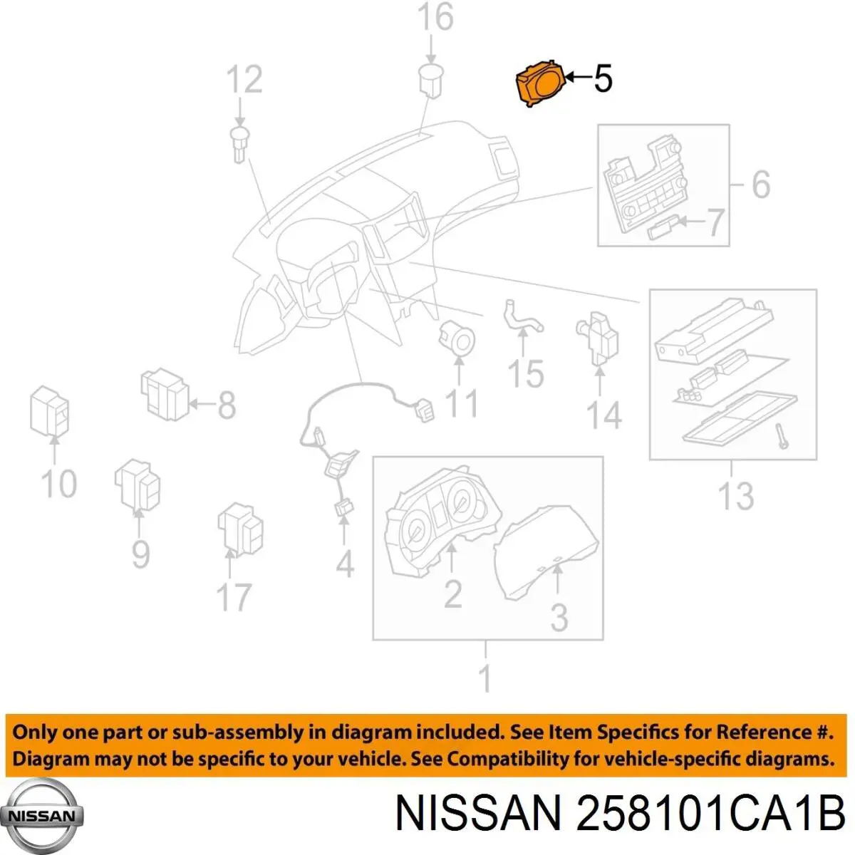 258101CA1B Nissan