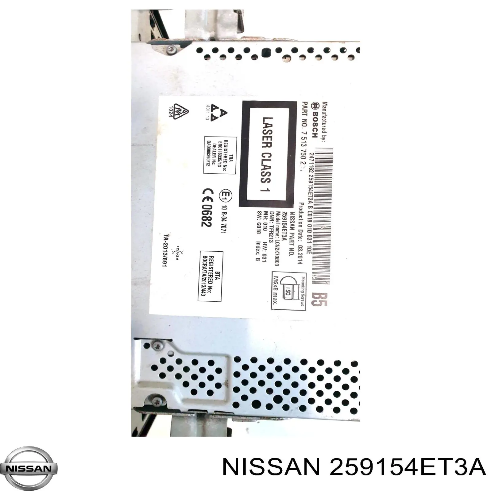 Pantalla multifunción Nissan/Infiniti 259154ET3A precio, desde 206,18 EUR
