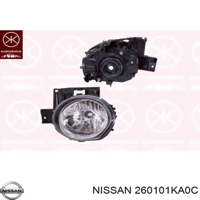 260101KA0C Nissan/Infiniti Luz derecha