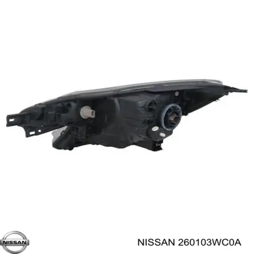 Faro derecho para Nissan Versa (E12X)