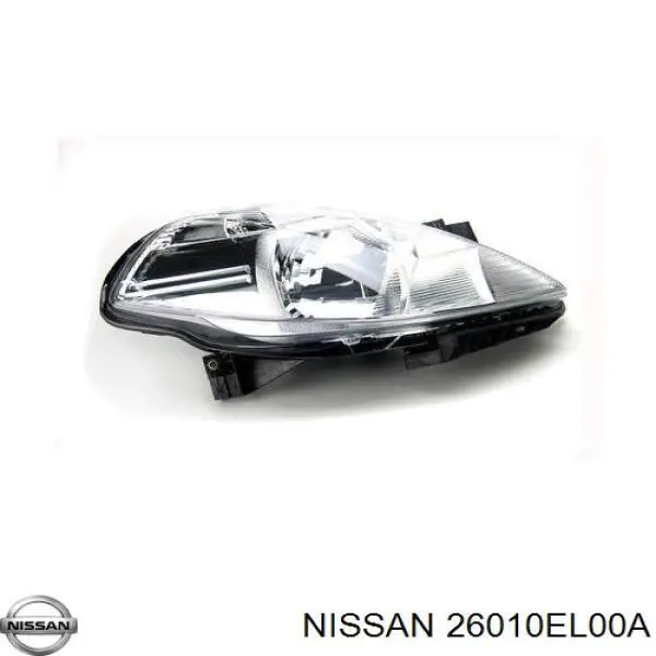 Faro derecho para Nissan Tiida (C11X)
