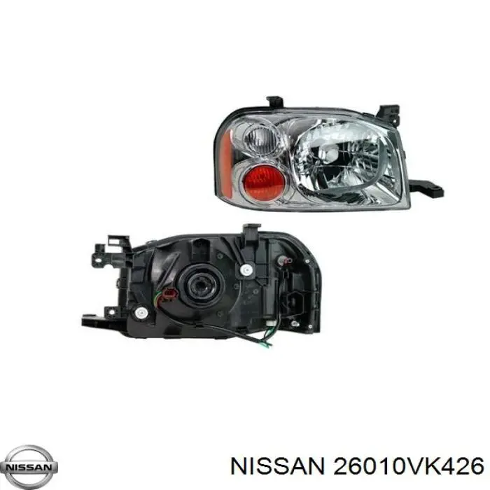 26010VK426 Nissan faro derecho