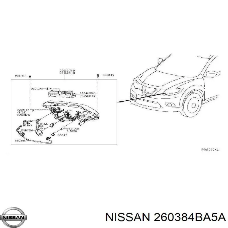 260384BA5A Nissan