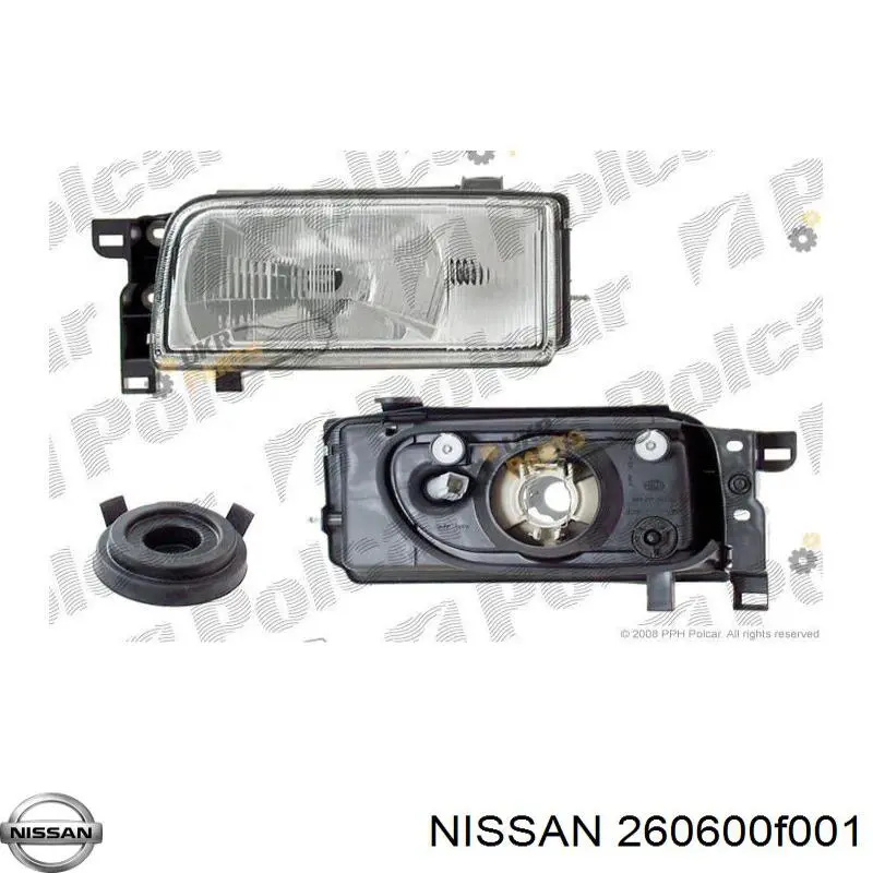 260600F001 Nissan faro izquierdo