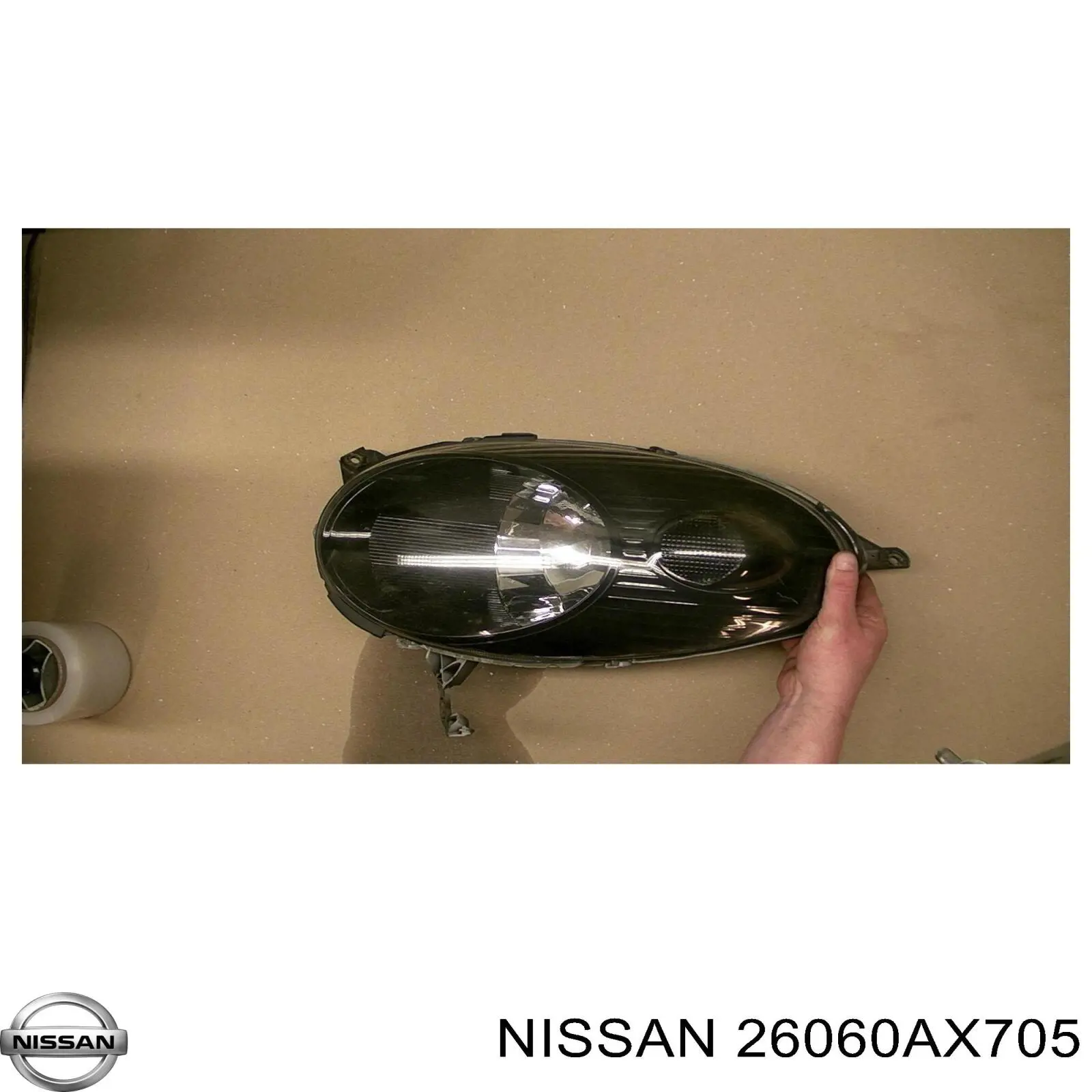 26060BC505 Nissan faro izquierdo