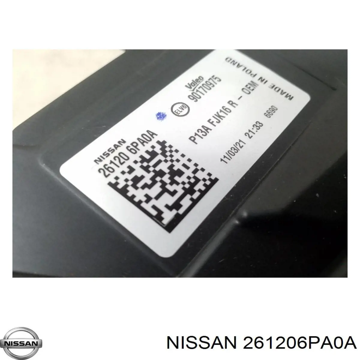 Piloto intermitente en el parachoques derecho 261206PA0A Nissan/Infiniti