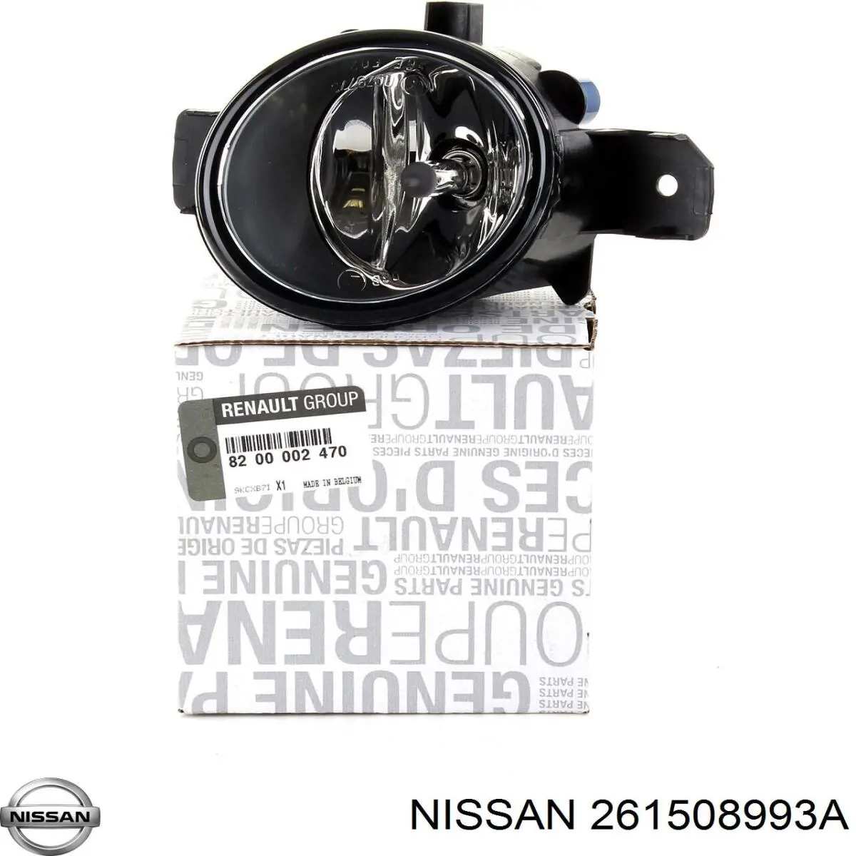 26155AU326 Nissan luz antiniebla izquierdo