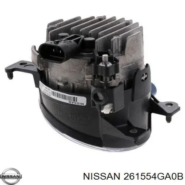 261554GA0B Nissan faro antiniebla izquierdo