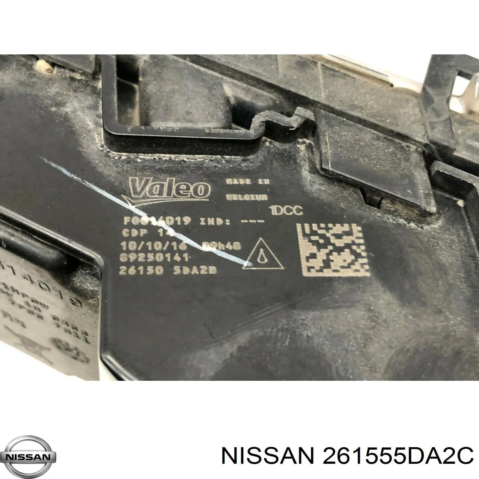 261555DA2C Nissan/Infiniti Luz antiniebla izquierda