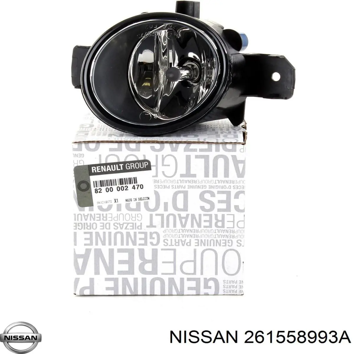 261558993A Nissan luz antiniebla izquierdo