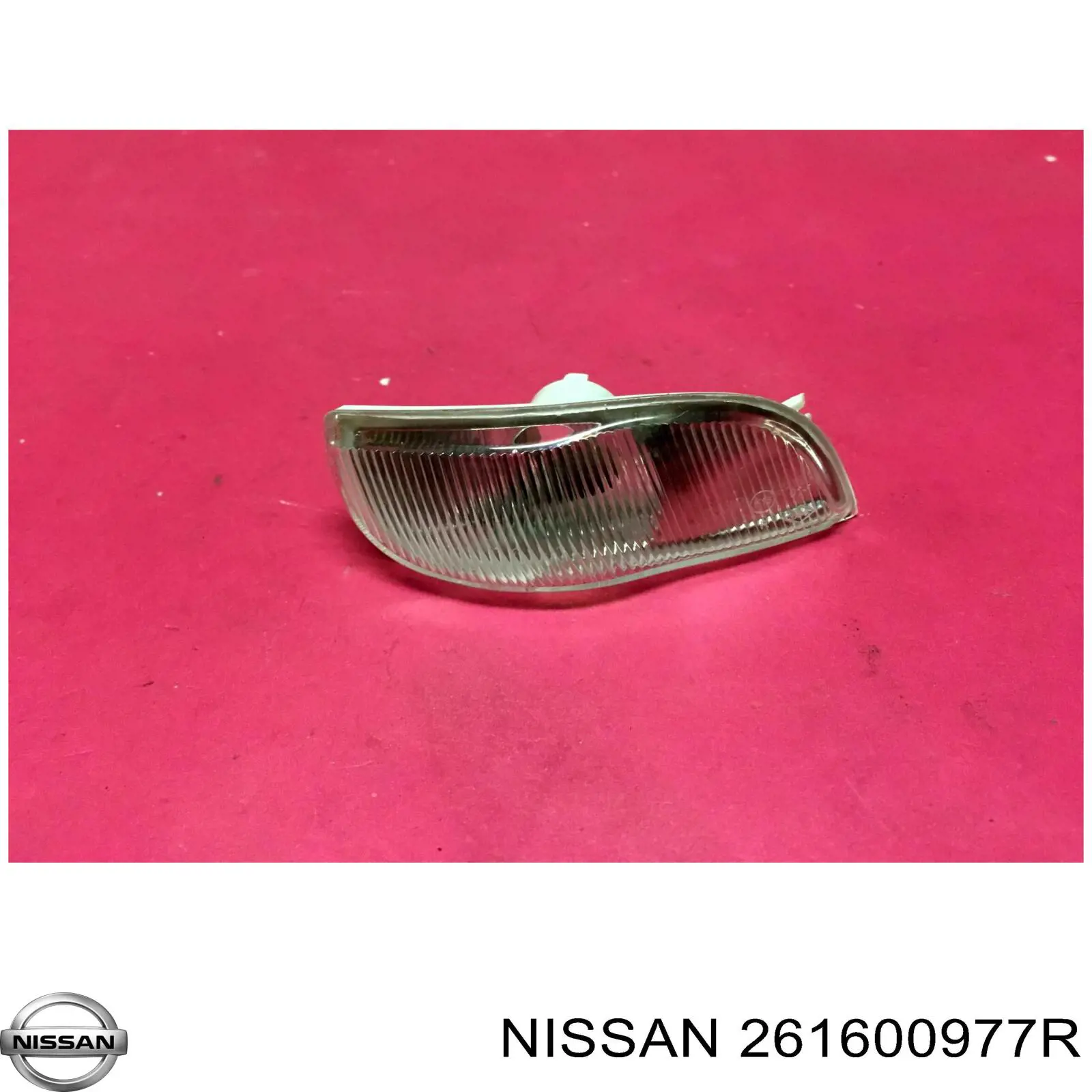 261600977R Nissan luz intermitente de retrovisor exterior derecho