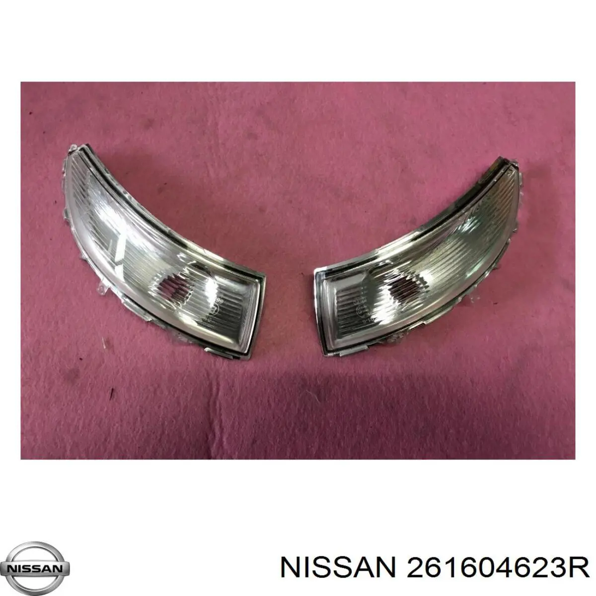 261604623R Nissan luz intermitente de retrovisor exterior derecho