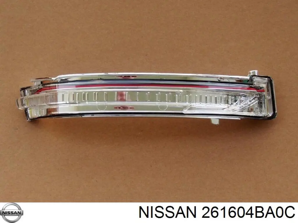 261604BA0C Nissan luz intermitente de retrovisor exterior derecho