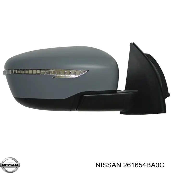 261654BA0C Nissan luz intermitente de retrovisor exterior izquierdo