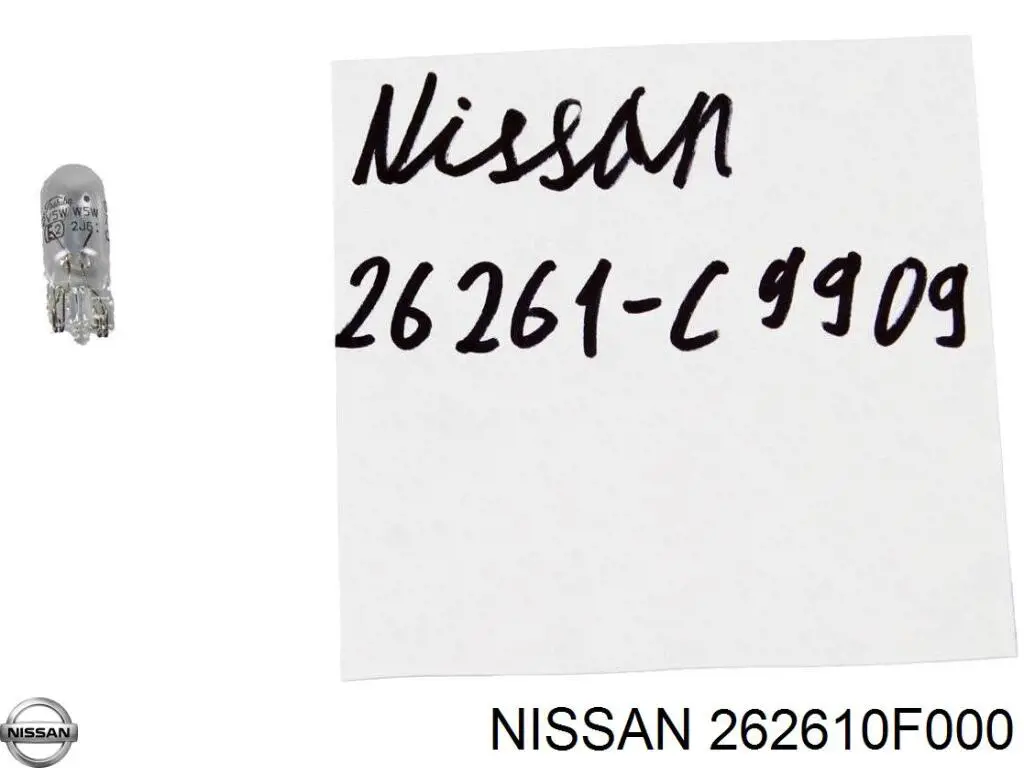  Nissan/Infiniti 262610F000 precio, desde 3,63 EUR