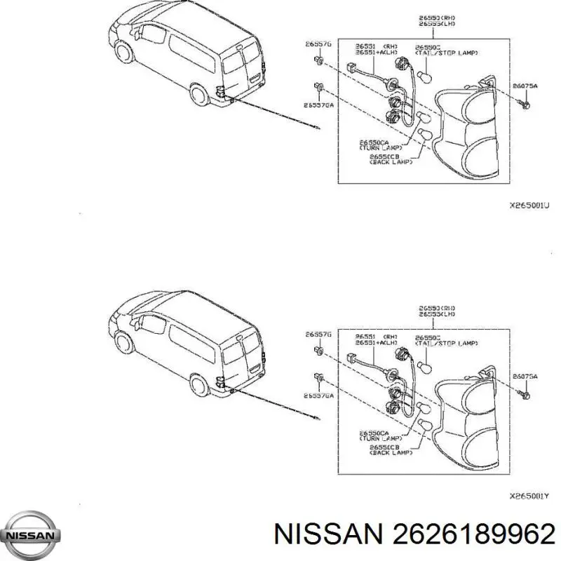 2626189962 Nissan