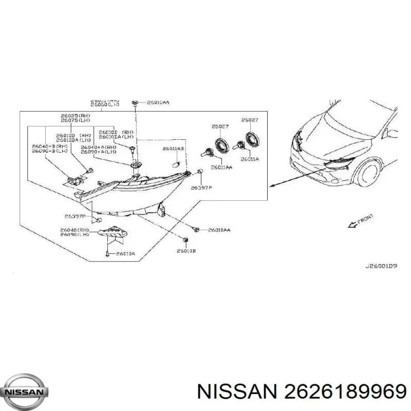 2626189969 Nissan