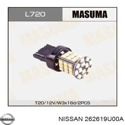  Nissan/Infiniti 262619U00A precio, desde 13,31 EUR
