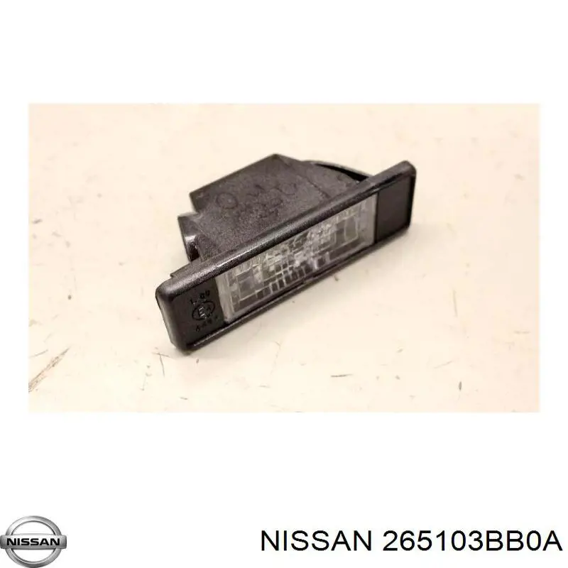 Luz de matrícula Nissan Qashqai 2 (J11)