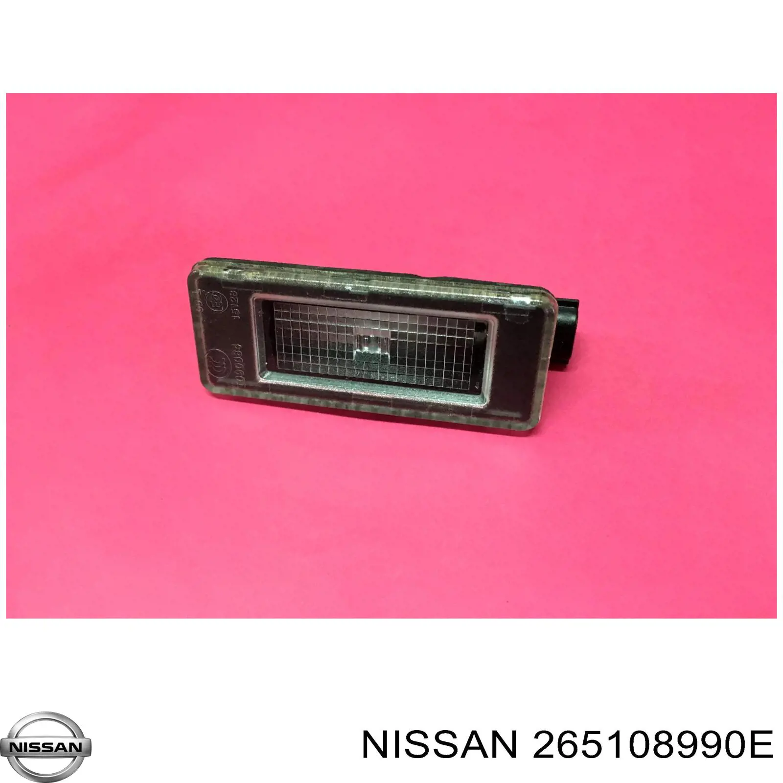 Lampara de matricula Nissan/Infiniti 265108990E precio, desde 23,24 EUR