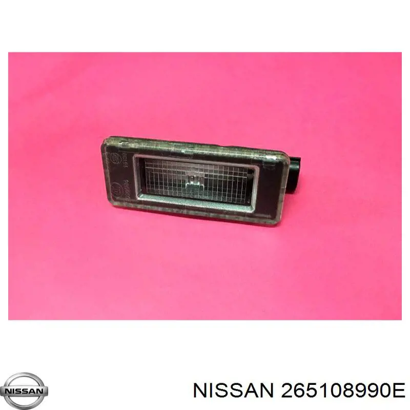 265108990E Nissan/Infiniti Luz de matricula