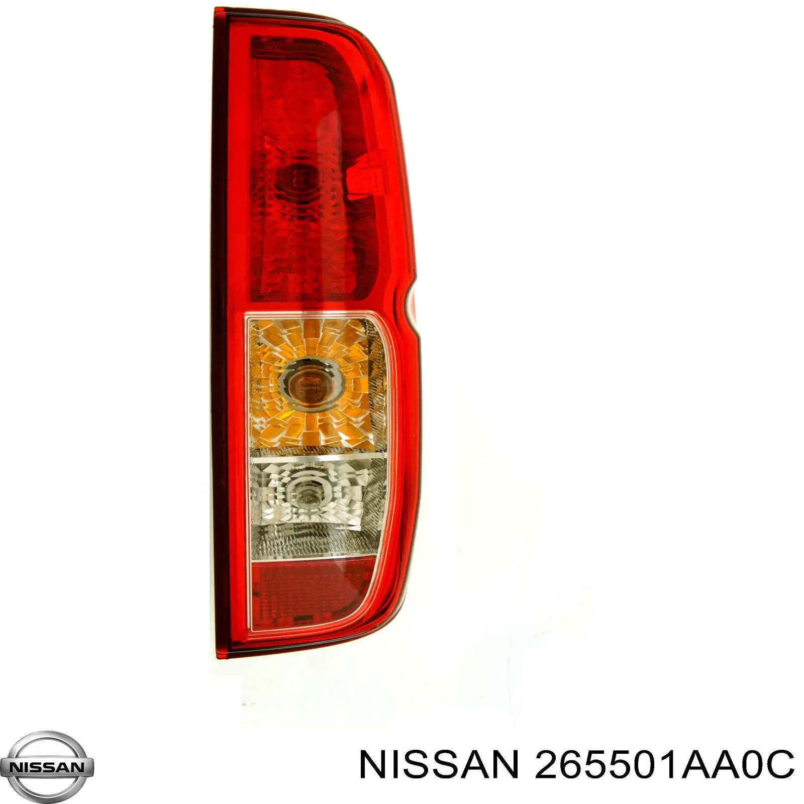 265501AA0C Nissan piloto posterior exterior derecho