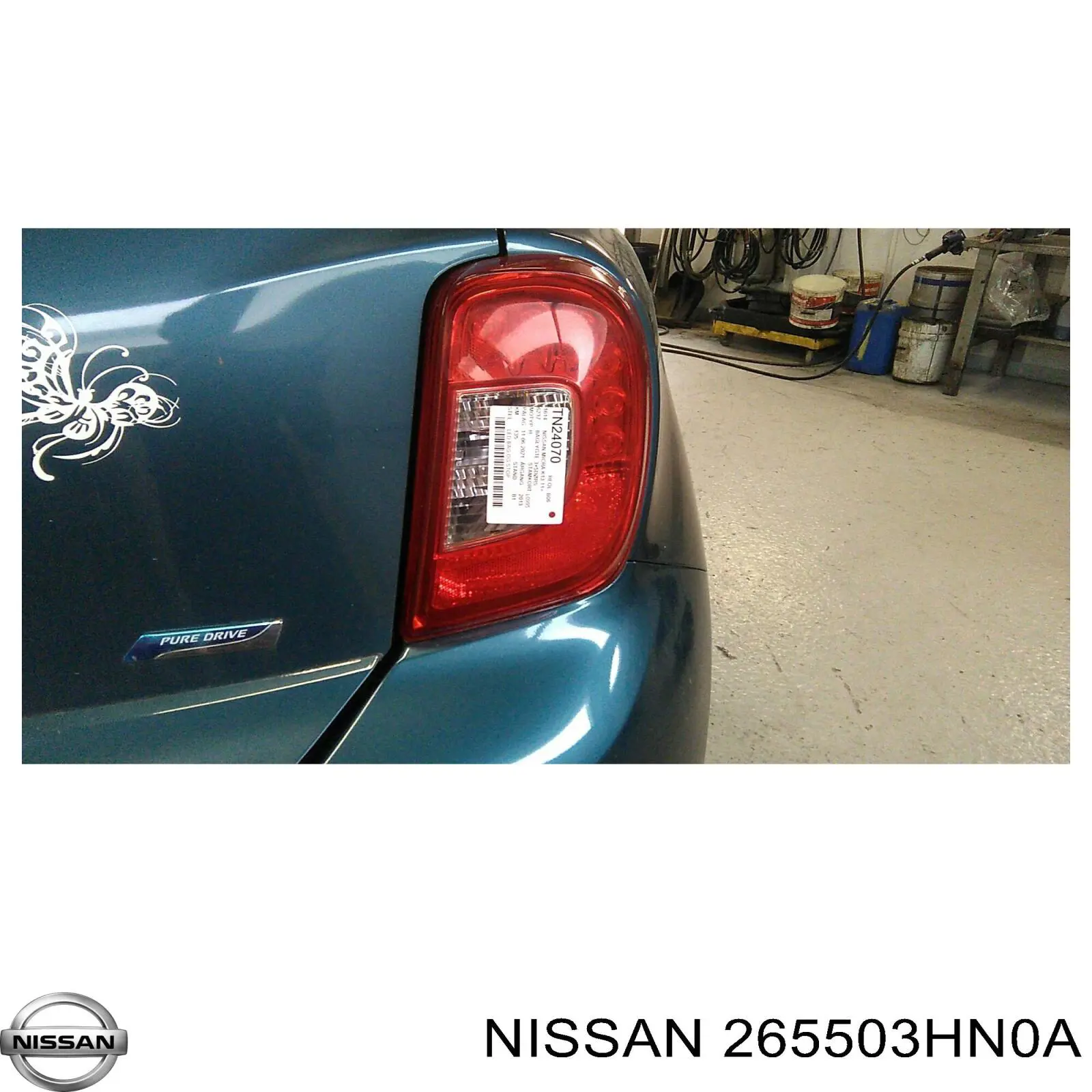 265503HN0A Nissan/Infiniti Piloto trasero derecho