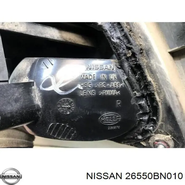 Piloto trasero derecho Nissan/Infiniti 26550BN026 precio, desde 62,44 EUR
