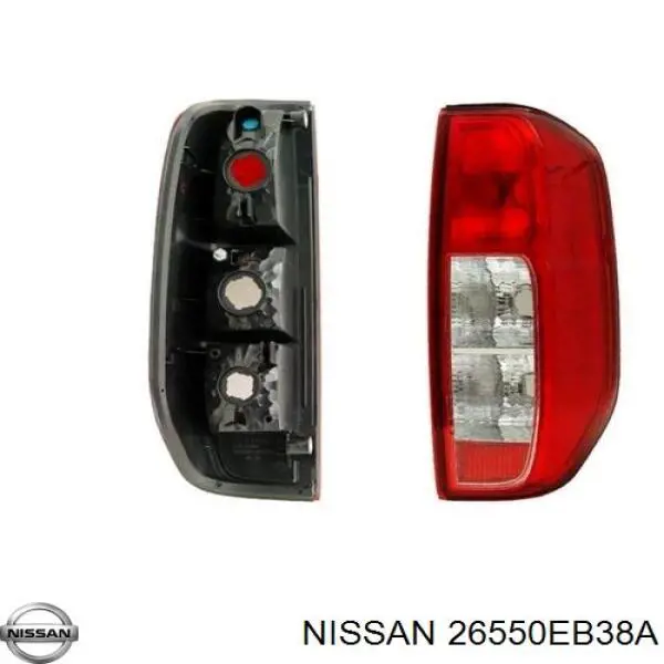 26550EB38A Nissan piloto posterior derecho