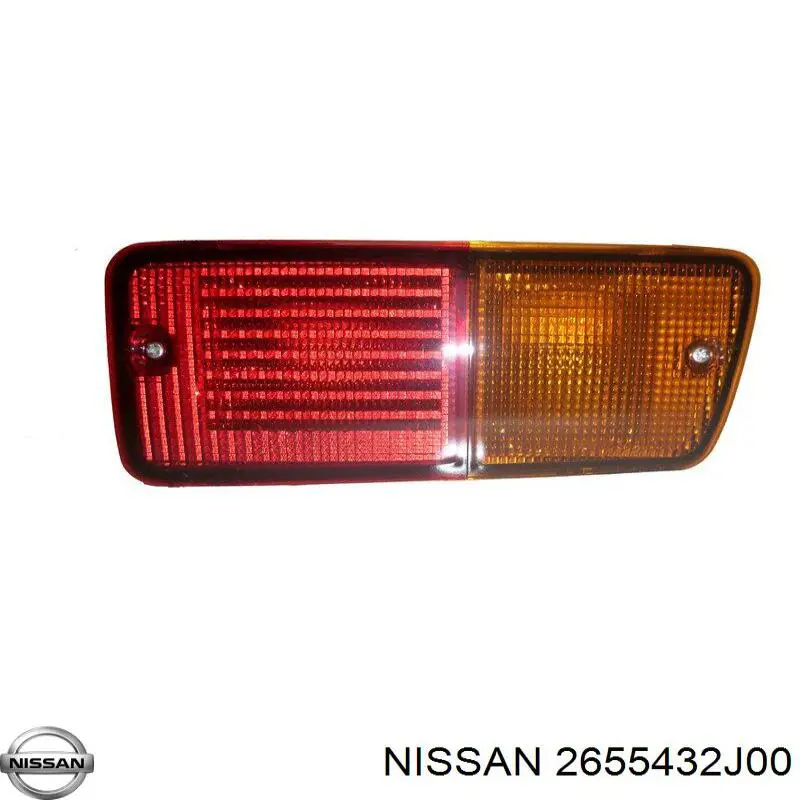 2655432J00 Nissan piloto parachoques trasero derecho