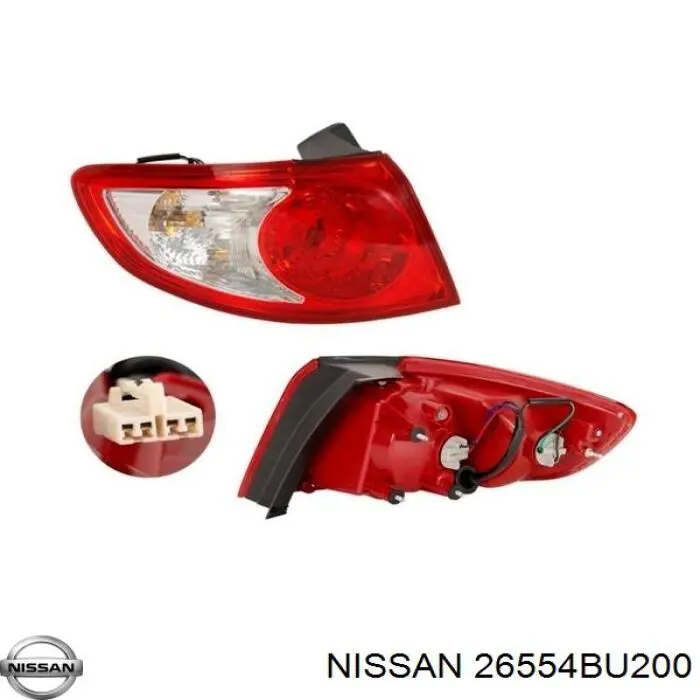 Piloto trasero derecho para Nissan Almera TINO V10