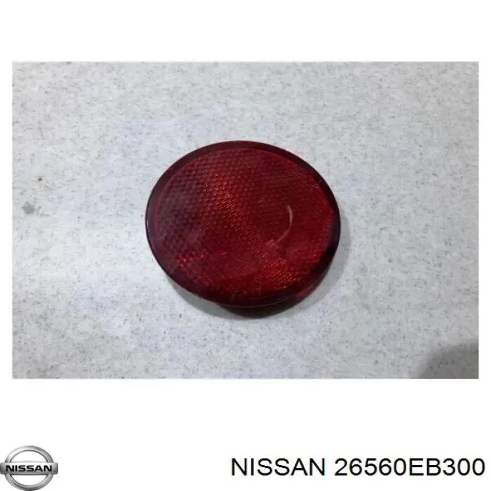 Reflector, paragolpes trasero, derecho para Nissan Qashqai (J10)