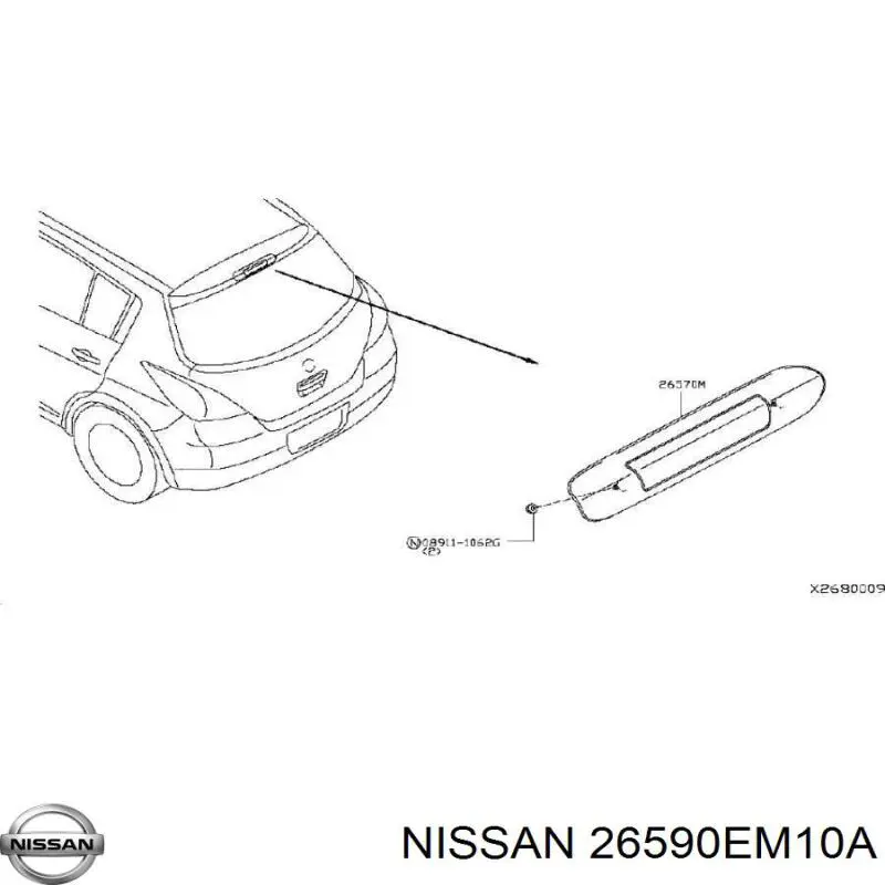 26590EM10A Nissan