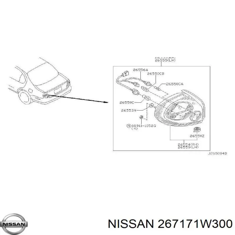  Nissan/Infiniti 267171W300 precio, desde 13,31 EUR