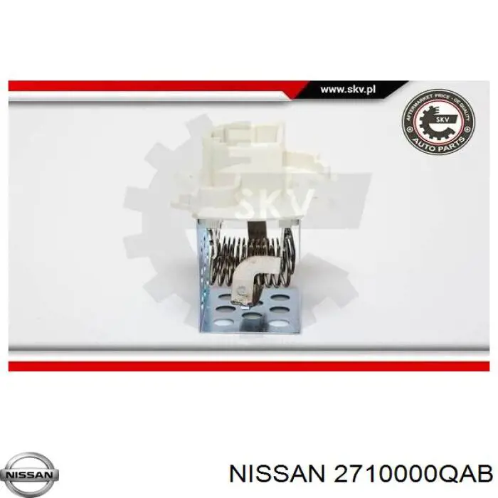 2710000QAB Nissan resistencia de calefacción