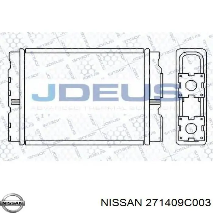 Radiador de calefacción Nissan/Infiniti 271409C003 precio, desde 50,94 EUR