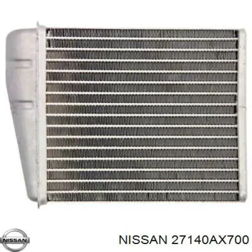 27140AX700 Nissan radiador de calefacción