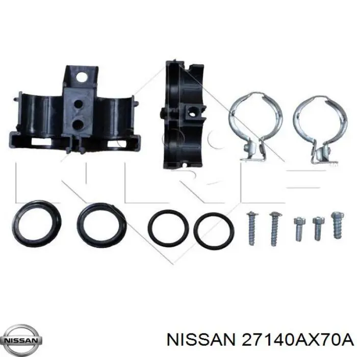 Radiador de calefacción para Nissan Note (E11)
