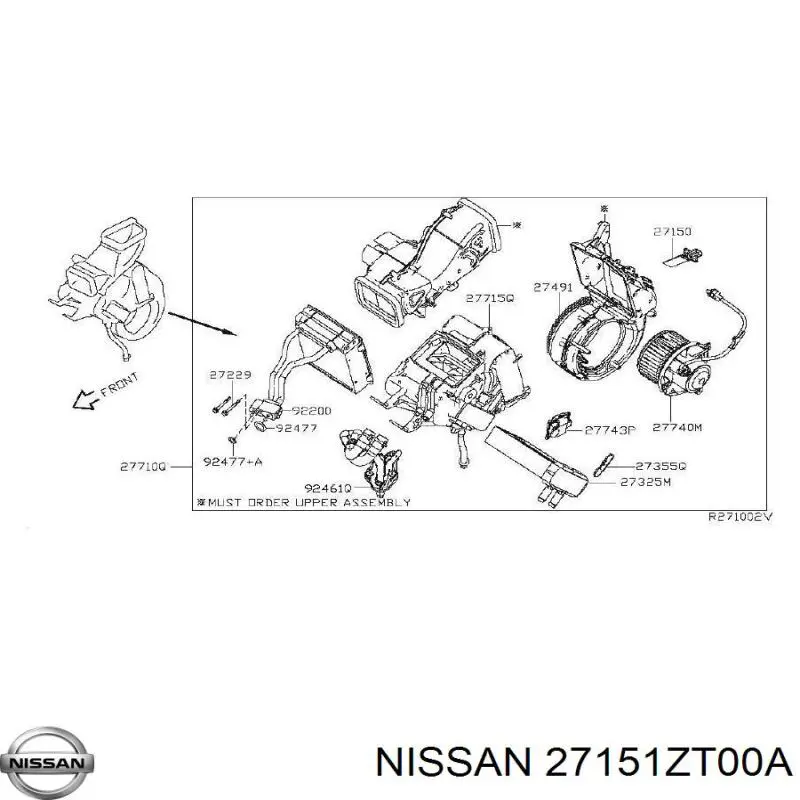 Comprar 27151ZT00A Nissan/Infiniti Resistencia de calefacción