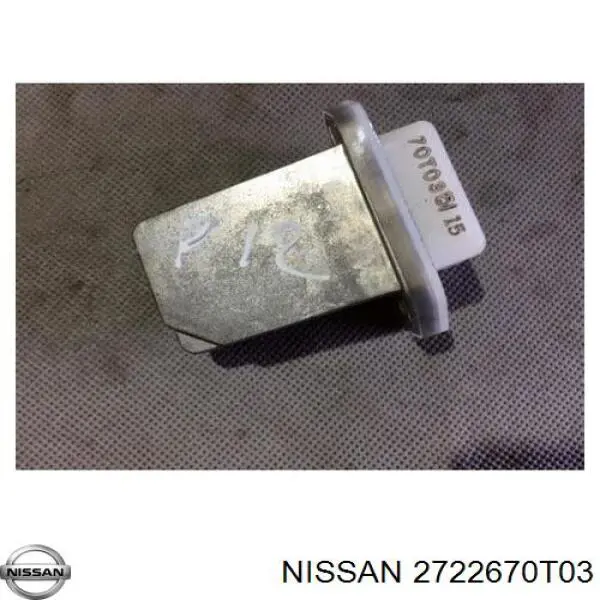 Comprar 2722670T03 Nissan/Infiniti Resistencia de calefacción