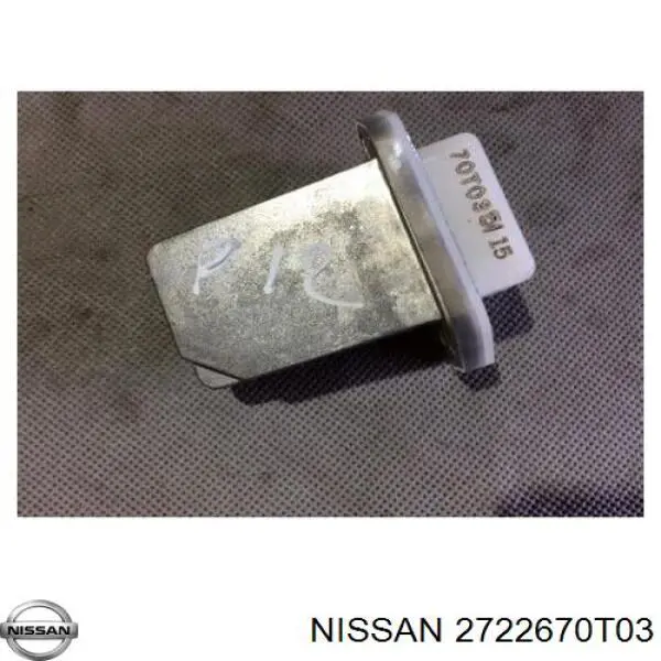 Resistencia de calefacción 2722670T03 Nissan/Infiniti
