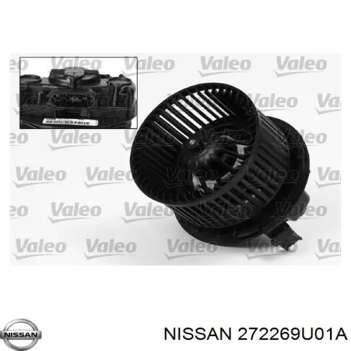 Ventilador de calefacción Nissan/Infiniti 272269U01A precio, desde 76,96 EUR
