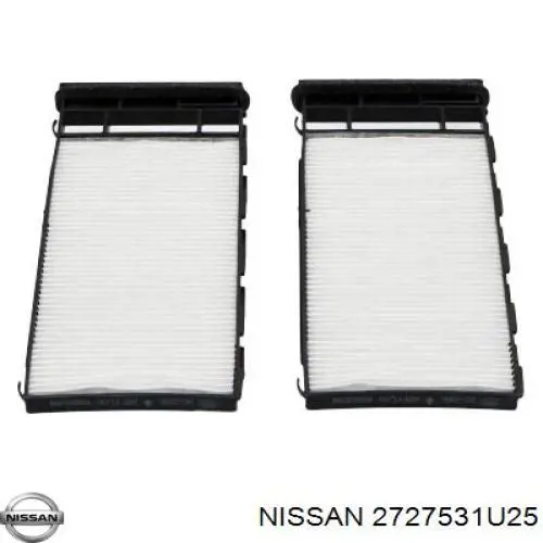 2727531U25 Nissan filtro de habitáculo