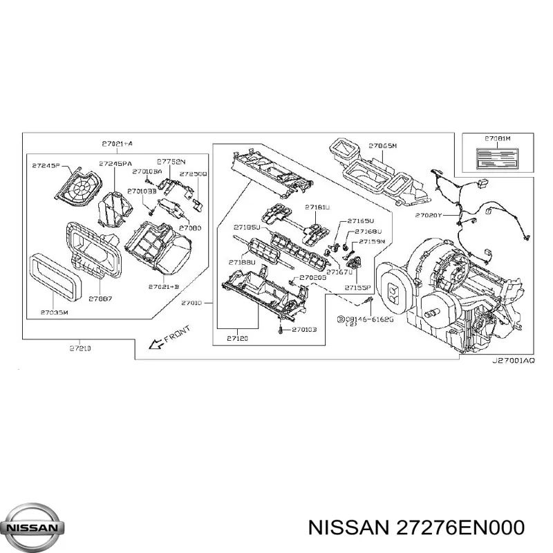  Nissan/Infiniti 27276EN000 precio, desde 37,34 EUR