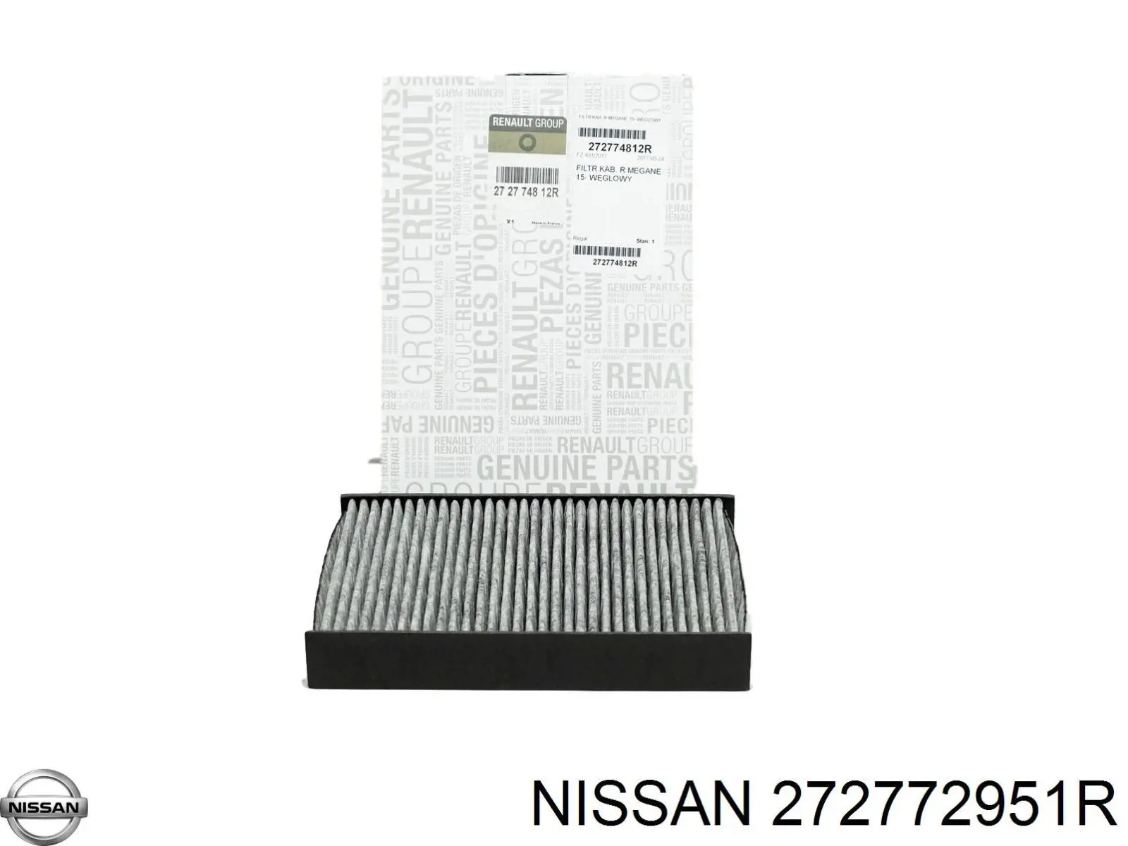 272772951R Nissan filtro habitáculo