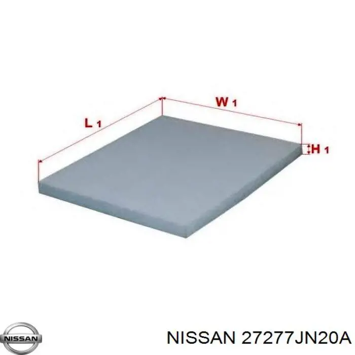 27277JN20A Nissan filtro de habitáculo