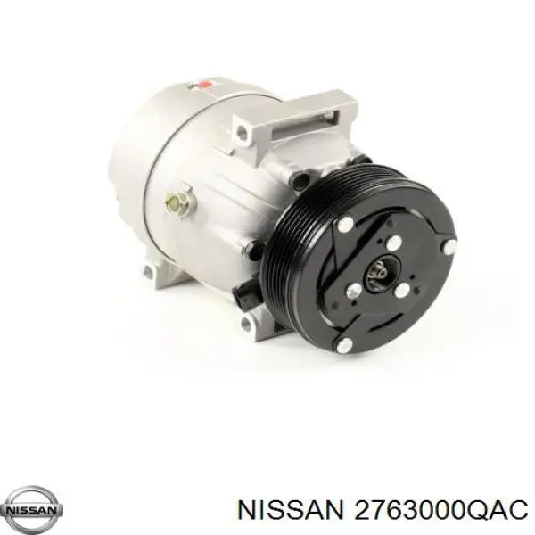 Compresor de aire acondicionado 2763000QAB Renault (RVI)