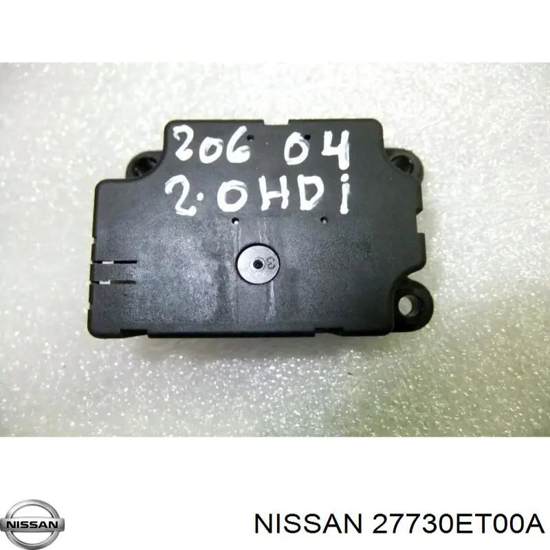  Actuador de compuerta de la calefacción Nissan Qashqai 1