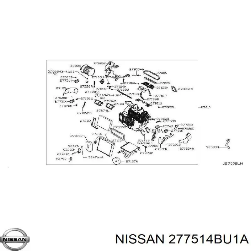  Nissan/Infiniti 277514BU1A precio, desde 32,93 EUR