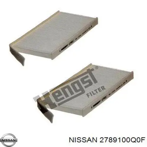 2789100Q0F Nissan filtro de habitáculo